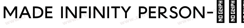 MADE INFINITY PERSON字体转换